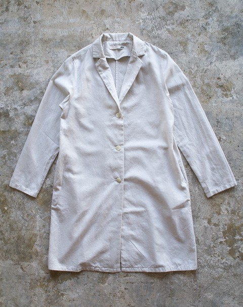 evam eva エヴァムエヴァ cotton shirt robe ￥２０，０００+tax