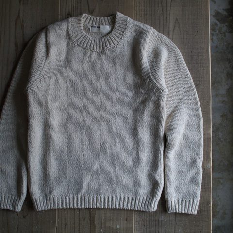 evam eva エヴァムエヴァ wool cotton pullover ￥２３，０００ + tax