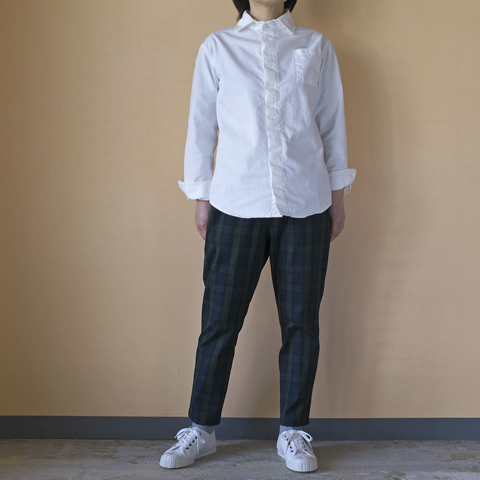 TRAVAIL MANUEL トラバイユマニュアル ブラックウォッチペグパンツ